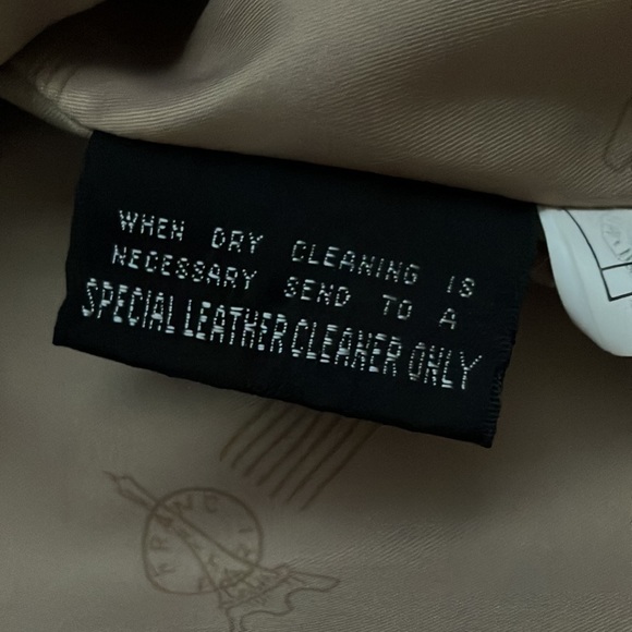 ADVENTURE BOUND ORIGINALS WORLDWIDE TRADING CO BOMBER  LEATHER JACKET BELT ZIP - Picture 14 of 16